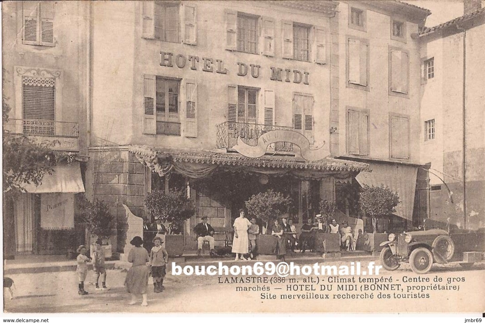 Lamastre - Hotel Du Midi - Climat Tempéré - Centre De Gros Marchés (Bonnet, Propriétaire) - Lamastre