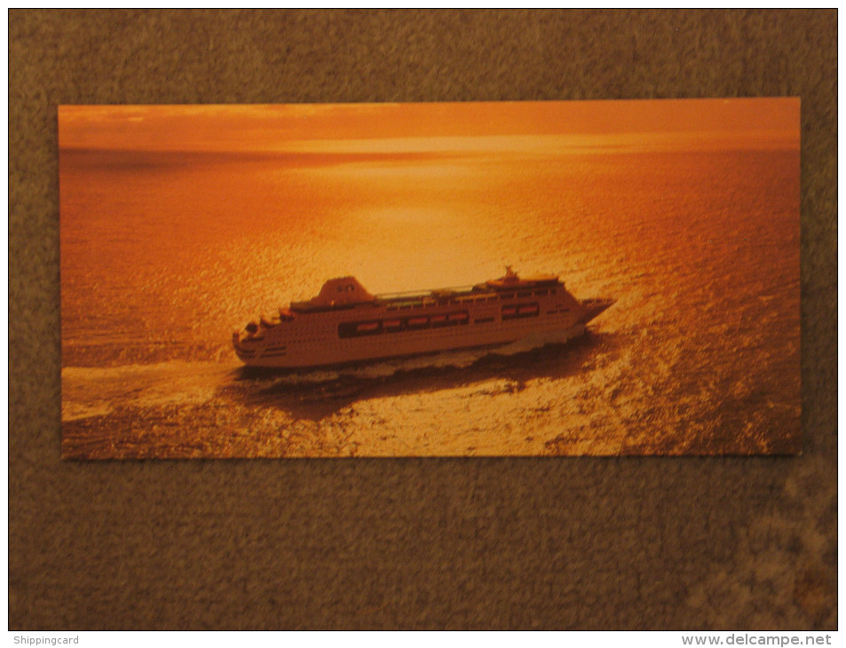 P+O STAR PRINCESS OFFICIAL ADVERT CARD - Steamers