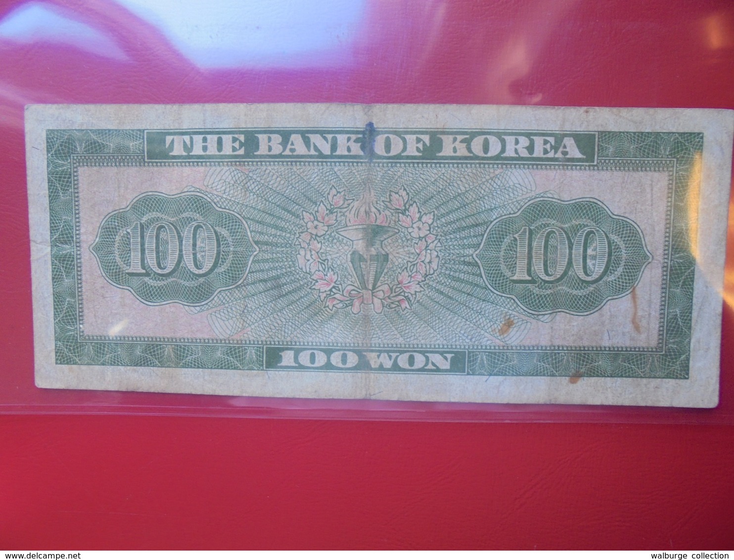 COREE(NORD) 100 WON CIRCULER (B.6) - Corée Du Nord