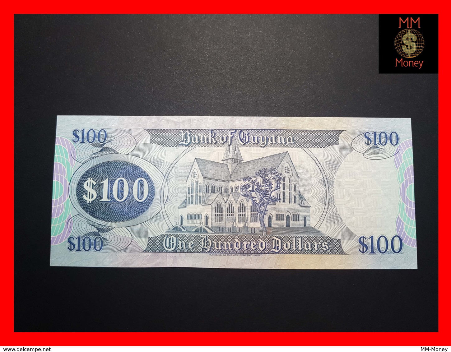 GUYANA 100 $  1998    P. 31  Sig. Singh - Jagdeo   UNC - Guyana