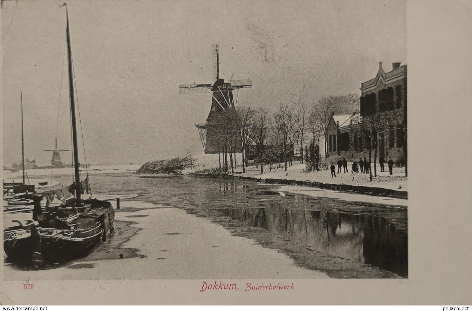 Dokkum // Zuiderbolwerk (Molen Zicht) Ca 1900 Zeldzaam - Topkaart - Dokkum