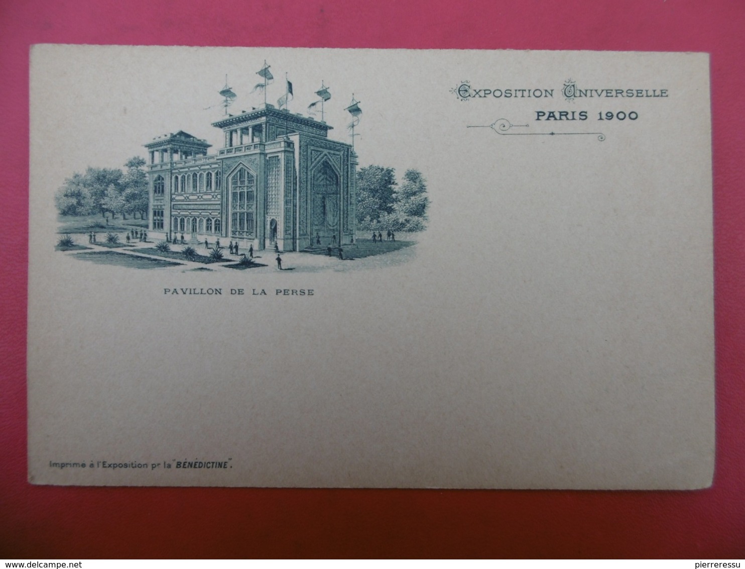 EXPOSITION UNIVERSELLE PARIS 1900 PAVILLON DE LA PERSE - Expositions