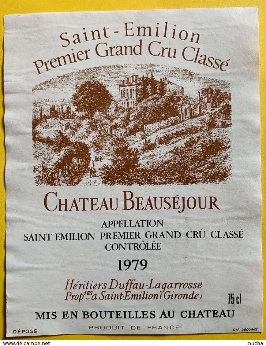 11562 -  Château Beauséjour 1979 Saint-Emilion - Bordeaux