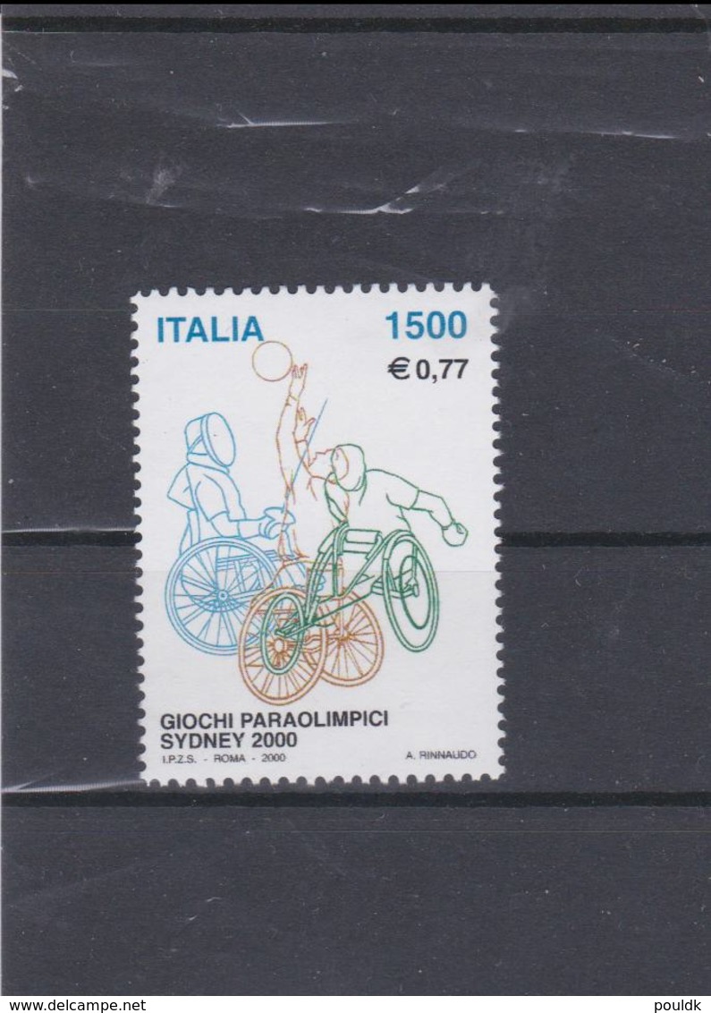 Italy 2000 Sydney Paralympics MNH/** (H53) - Sommer 2000: Sydney - Paralympics