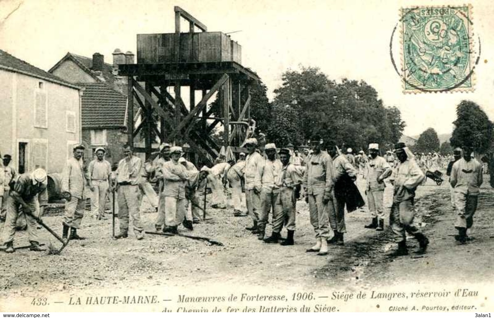 LANGRES = Manoeuvres De Forteresse 1906 = Réservoir D'eau ....  842 - Langres