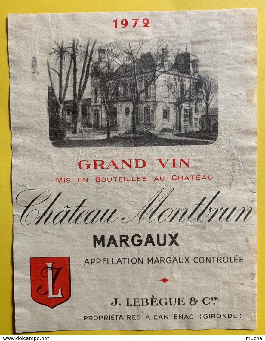 11584 - Château Montbrun 1972 Margaux - Bordeaux