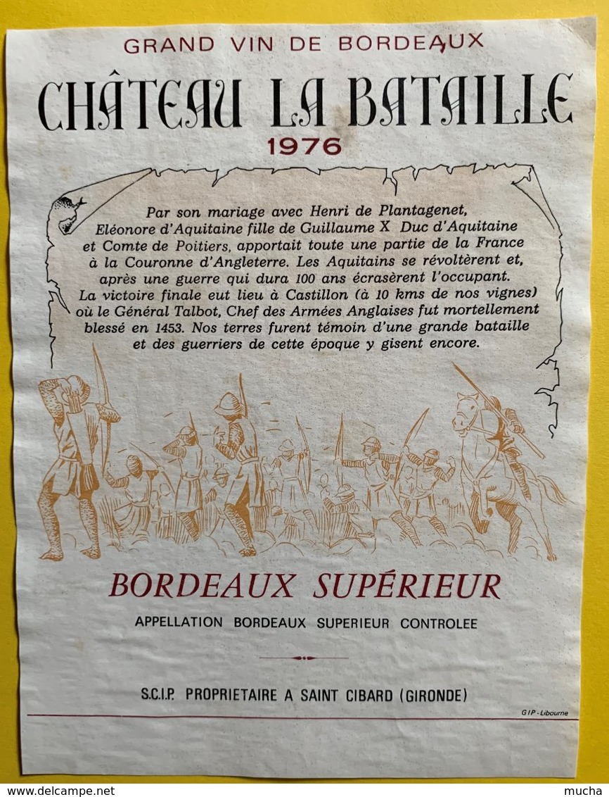 11590  - Château La Bataille 1976 - Bordeaux