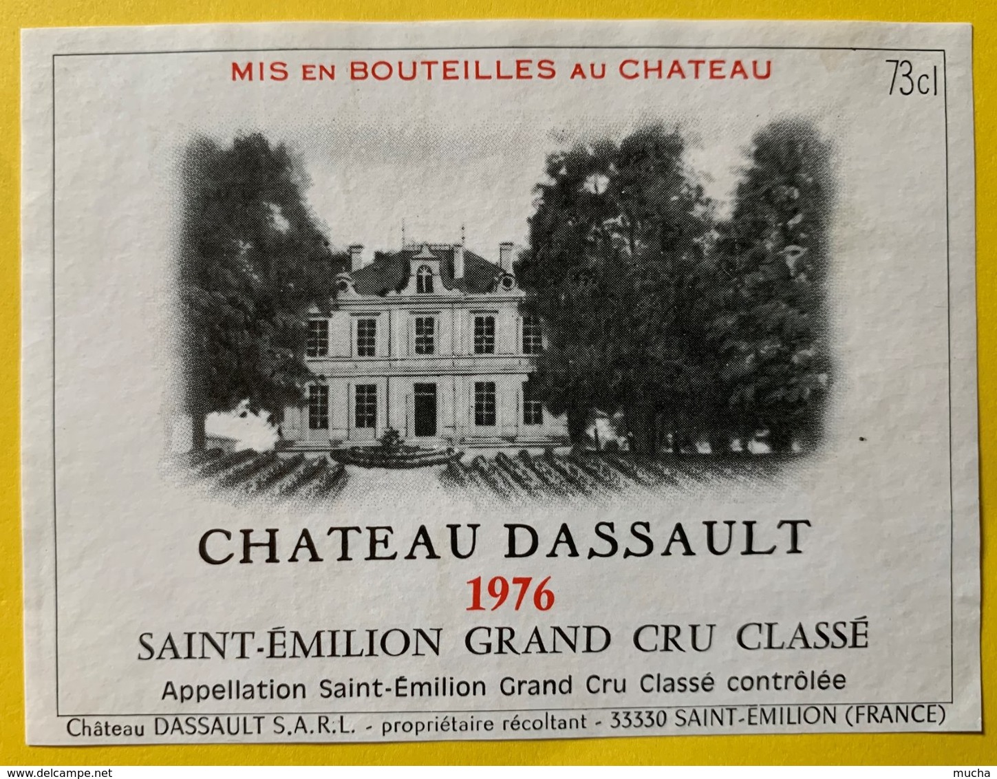 11591  - Château Dassault 1976 Saint-Emilion - Bordeaux