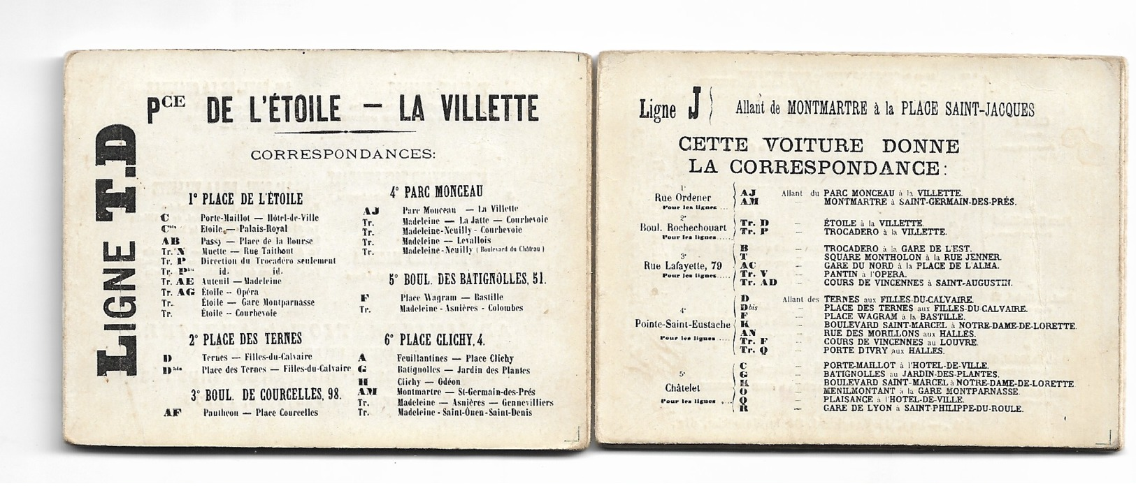 PARIS 1900: Nouveaux itinéraires illustrés, brevetés SGDG et déposés sd.lot exceptionnel de 8 dépliants