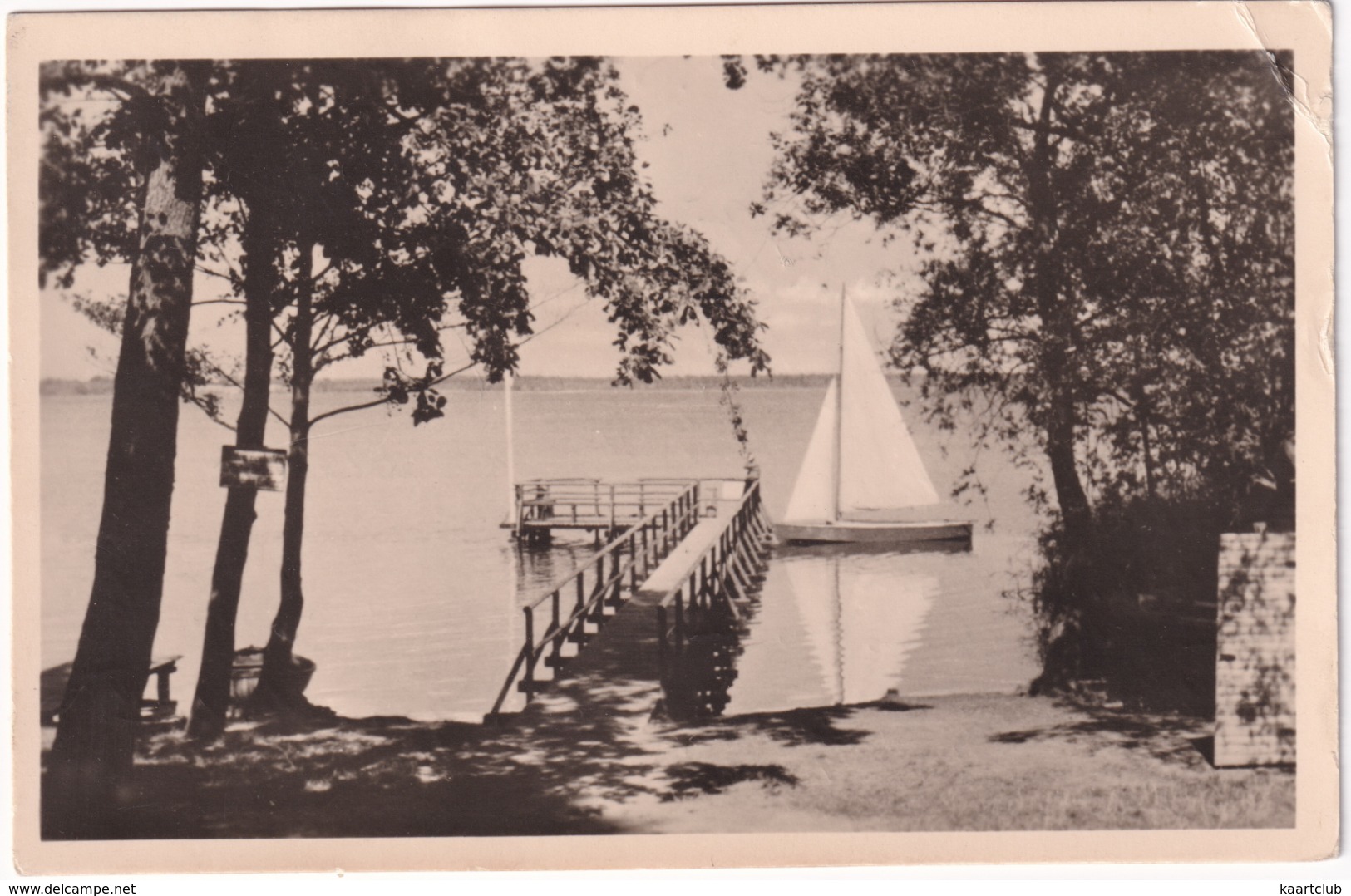 Luftkurort Arendsen / Altmark - Bootssteg Am FDGB Erholungsheim 'Waldheim' - (1958) - Salzwedel