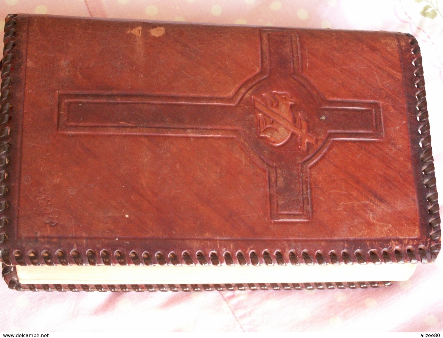 GROS MISSEL -   COUVERTURE  CUIR - TRANCHE  DOREE  //  1943  //  PLUS DE 1500 Pages  "" - Religion & Esotérisme