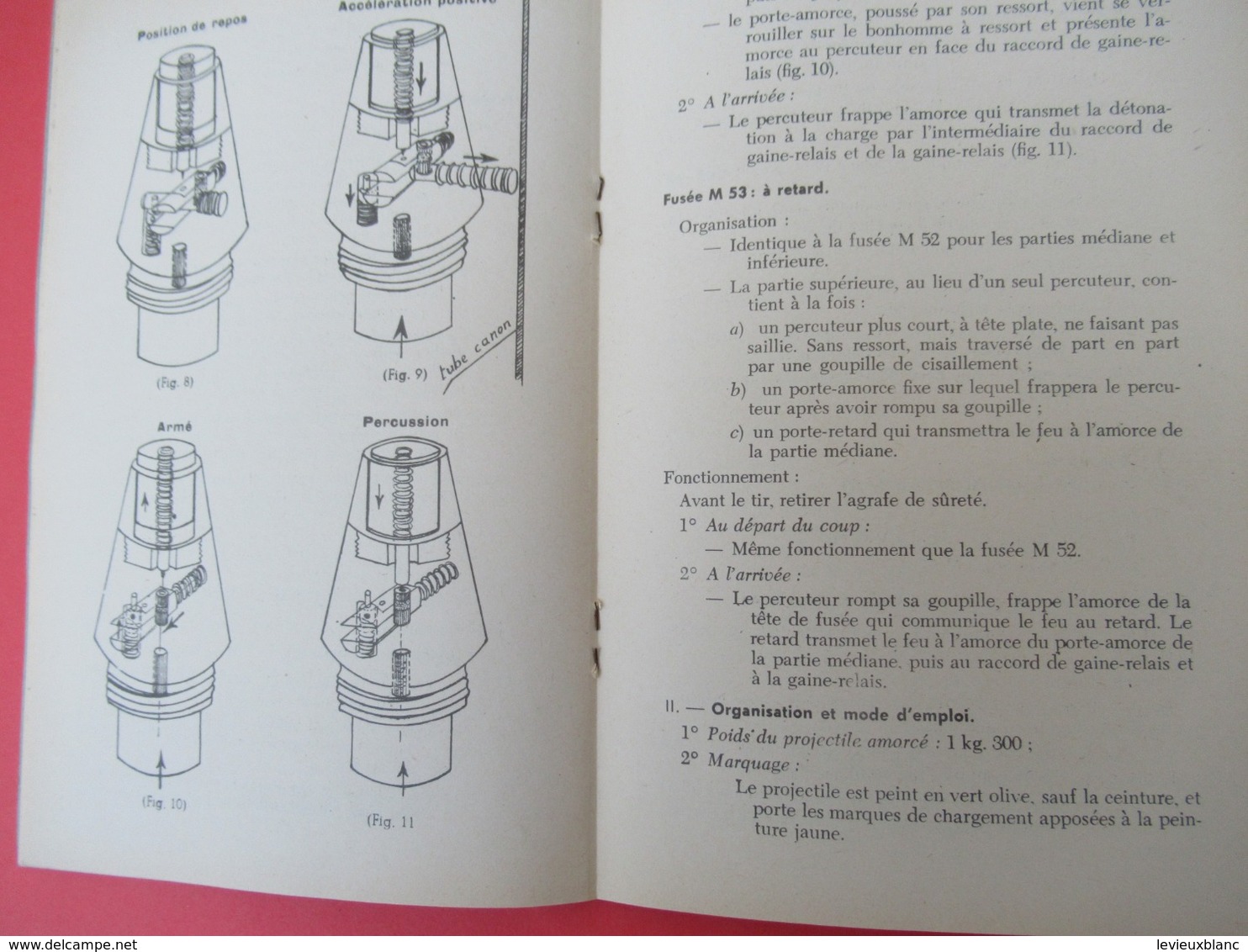 Livret/Ecole d'application de l'Infanterie/Mortier de 60 mmMatériel et munitions/ 1957   VPN203