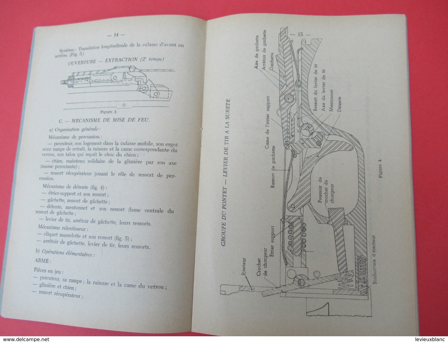 Livret/Ecole D'application De L'Infanterie/Fusil-Mitrailleur De 7,62 Mm BAR Mle 1918/ 1956   VPN206 - Français