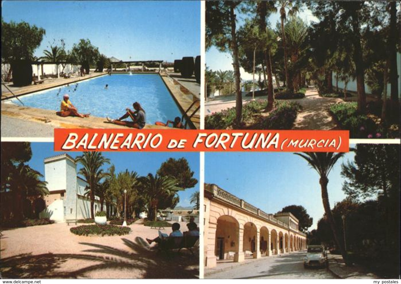 71445083 Fortuna Murcia Balneario Piscina Termal Y Jardines Thermalbad Murcia - Autres & Non Classés