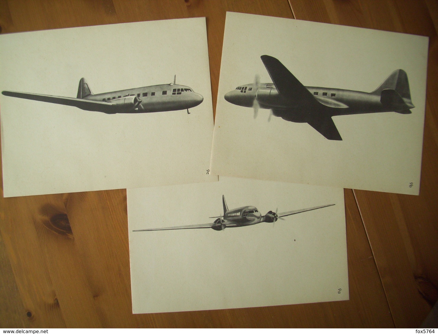 AVIATION / LOT FICHES DIDACTIQUES ARMEE DE L'AIR / IDENTIFICATION AERONEF / ORIGINALES - Aviation