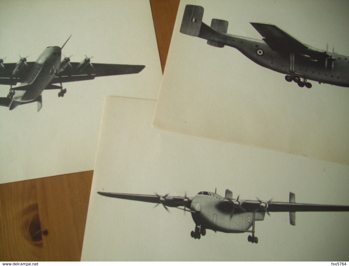 AVIATION / LOT FICHES DIDACTIQUES ARMEE DE L'AIR / IDENTIFICATION AERONEF / ORIGINALES - Carteles