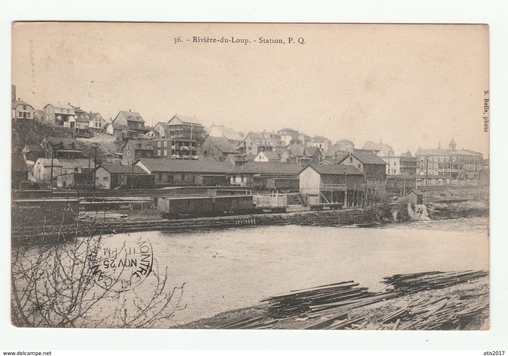 RIVIÈRE-DU-LOUP - PQ - STATION - Cpa 1905 - S. Belle Photo - No 36 - Sonstige & Ohne Zuordnung