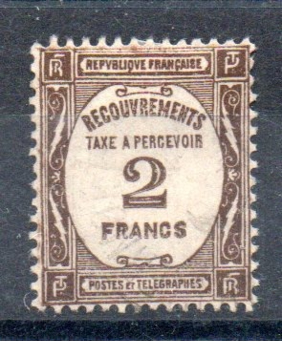 FRANCE - YT Taxe N° 62 - Neuf * - MH - Cote: 180,00 € - 1859-1959 Neufs