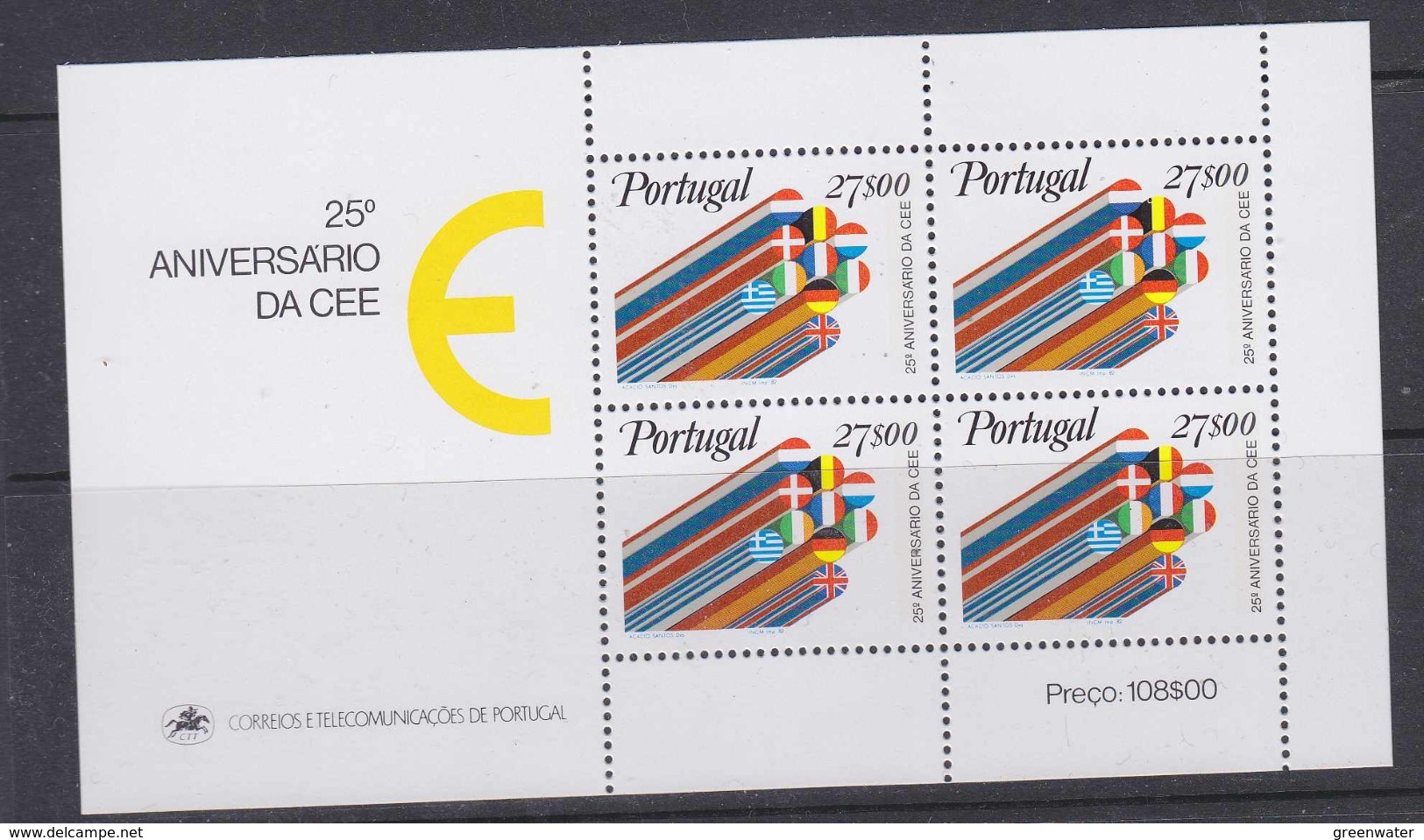 Portugal 1982 CEE M/s ** Mnh  (44534) Promotion - Europese Gedachte
