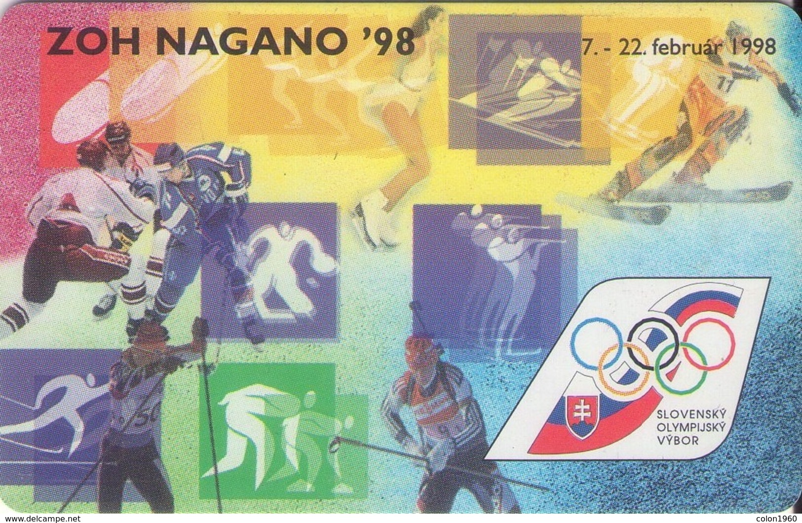 ESLOVAQUIA. ZOH - Nagano¸98. A 77, 20/97 ST. (035) - Olympische Spiele