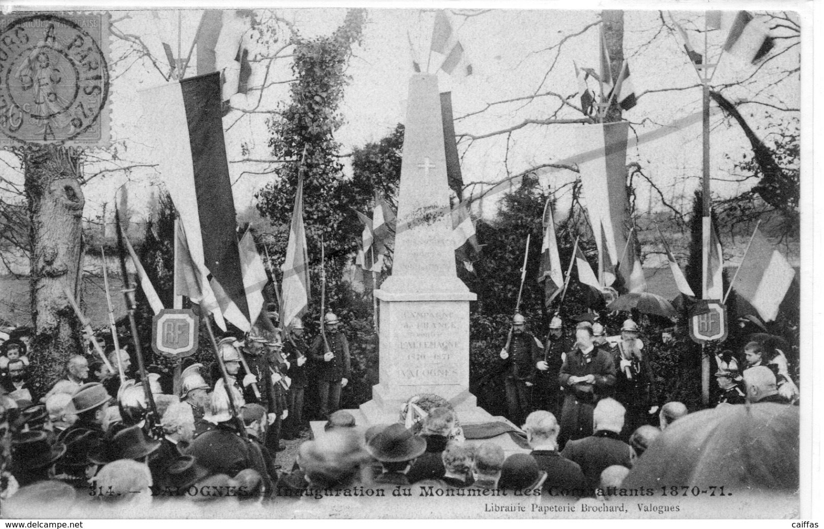 VALOGNES INAUGURATION DU MONUMENT AUX MORTS - Valognes