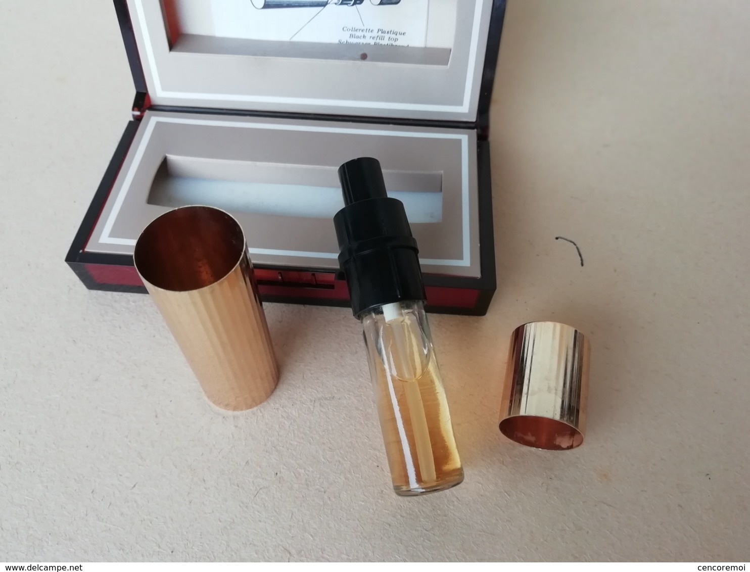 parfum Sandrine, vaporisateur diffuseur rechargeable vintage Chéramy