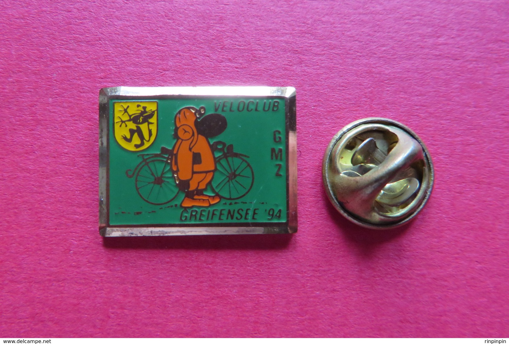 Pin's,Sport,Velo,GMZ VELOCLUB GREIFENSEE,Cycliste,Bike,Suisse - Cyclisme