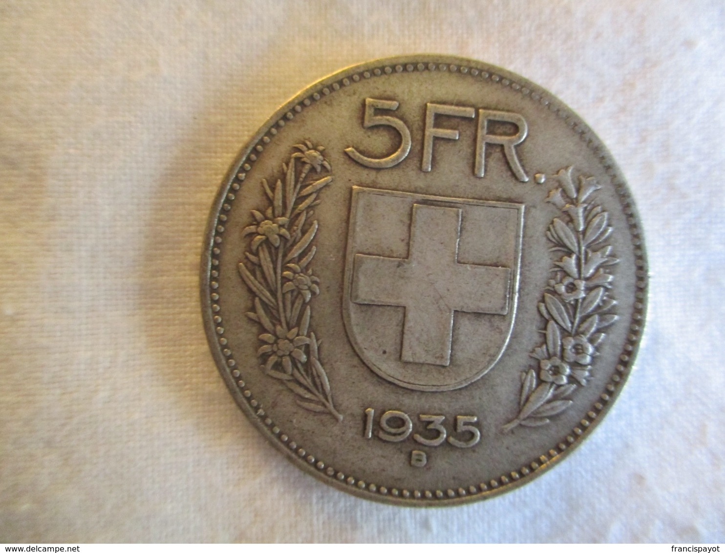 Suisse: 5 Francs 1935 - Autres & Non Classés