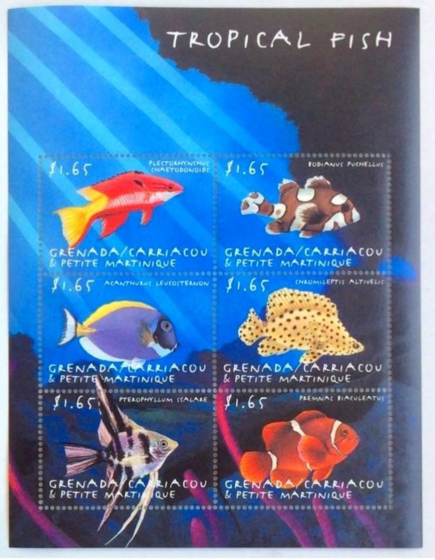 Grenada Carriacou 2000**  Tropical Fish , MNH [3;61] - Fishes