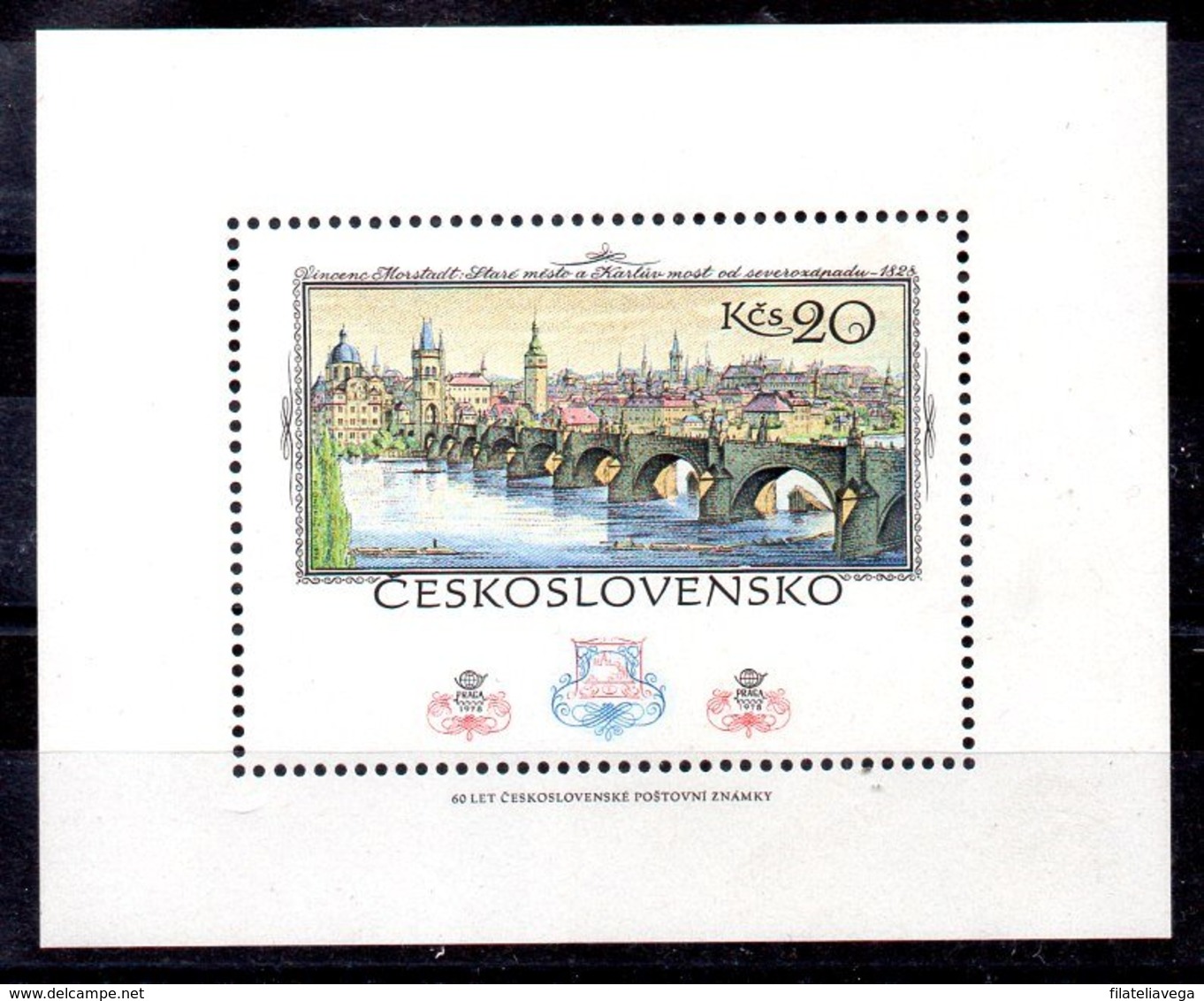 Hoja Bloque De Checoslovaquia N ºYvert 45 ** OFERTA (OFFER) Valor Catálogo 18.5€ - Blocks & Sheetlets