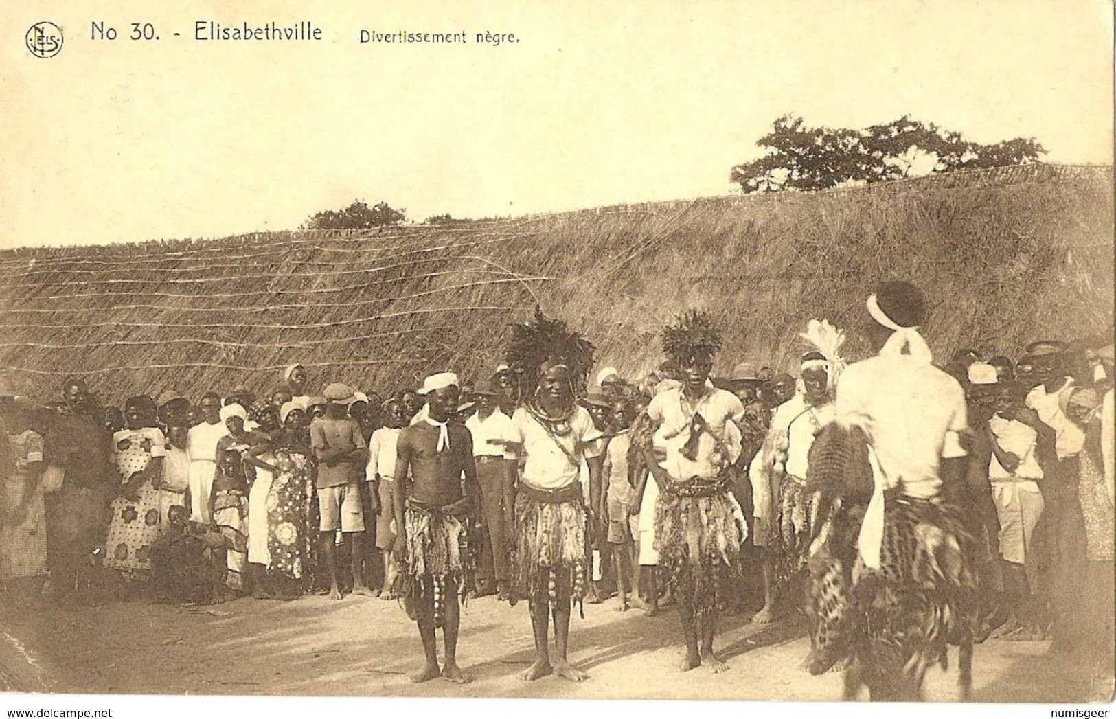 CONGO BELGE  --  Elisabethville  - Divertissement Négre - Belgisch-Kongo