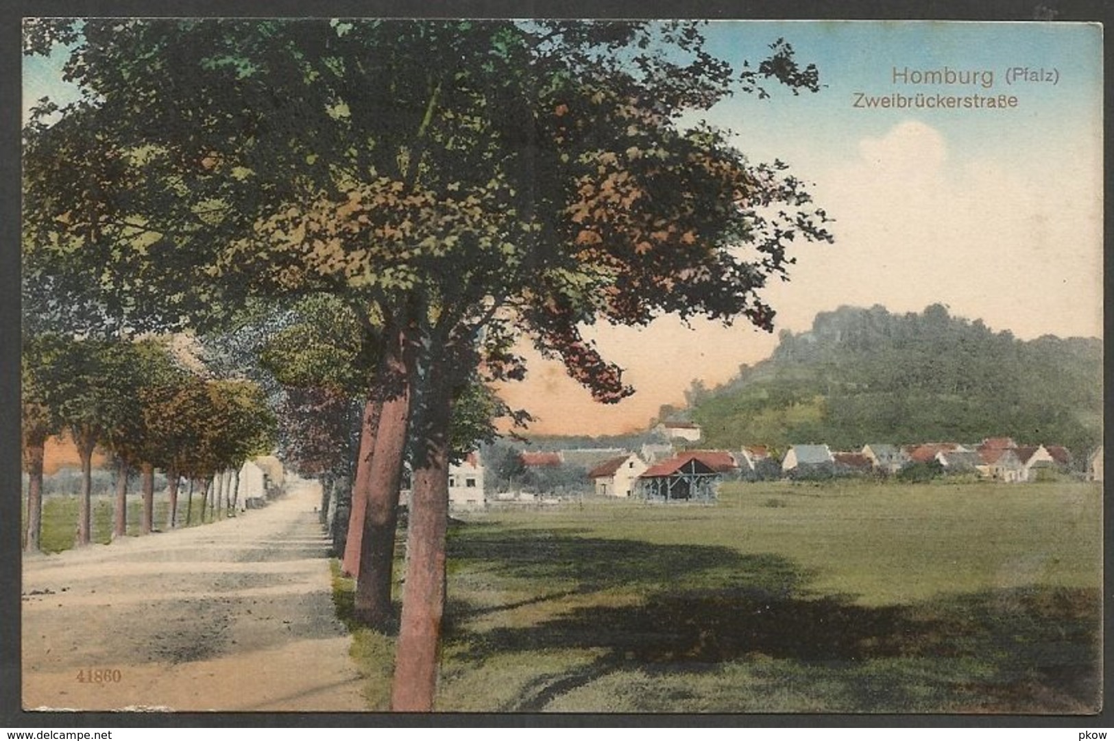 Homburg (Pfalz), Zweibrückerstrasse. Karte Aus Etwa 1906; Im Umschlag Gesandt (sehe Text) - Saarpfalz-Kreis