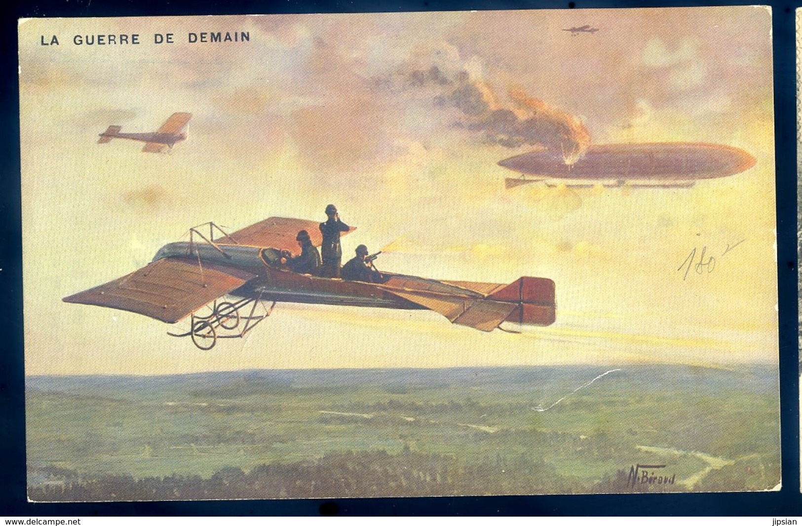 Cpa  Illustrateur N. Beraud -- Avion Aviation -- La Guerre De Demain    LZ31 - Beraud