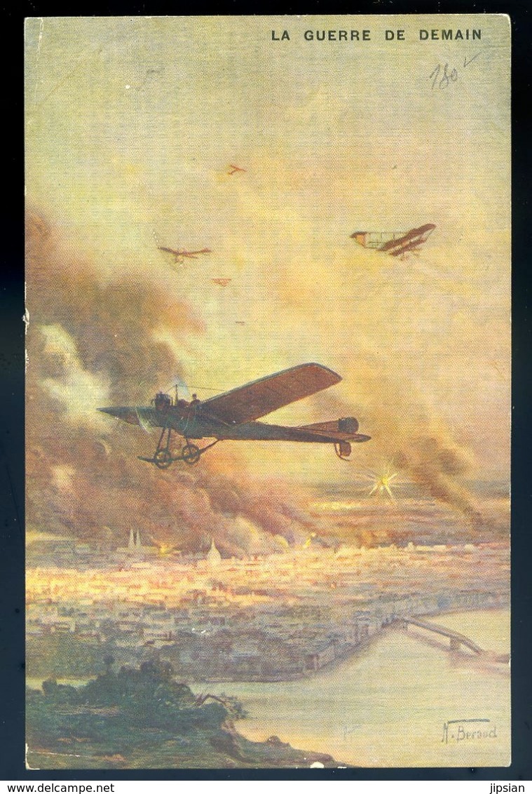 Cpa  Illustrateur N. Beraud -- Avion Aviation -- La Guerre De Demain    LZ31 - Beraud