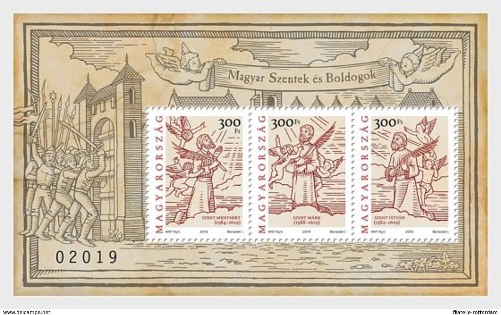 Hongarije / Hungary - Postfris / MNH - Sheet Hongaarse Heiligen 2019 - Ongebruikt