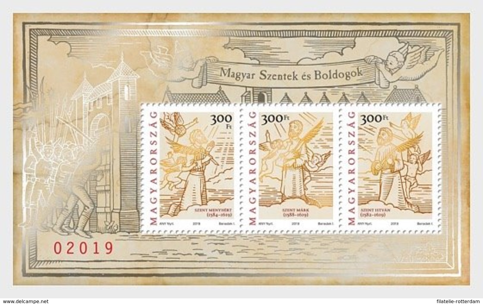 Hongarije / Hungary - Postfris / MNH - Sheet Hongaarse Heiligen 2019 - Ongebruikt