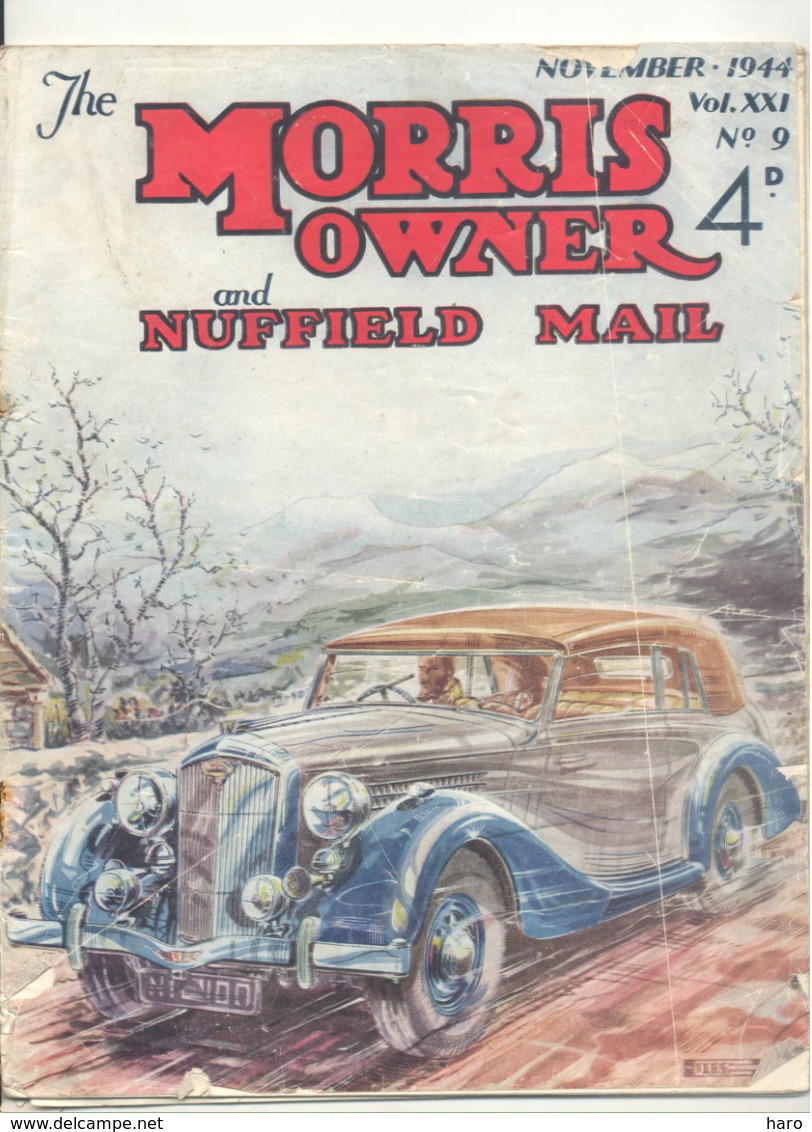 The MORRIS Owner And Nuffield Mail 1944 - Oldtimer, Automobile, Auto,...(b259) - Trasporti