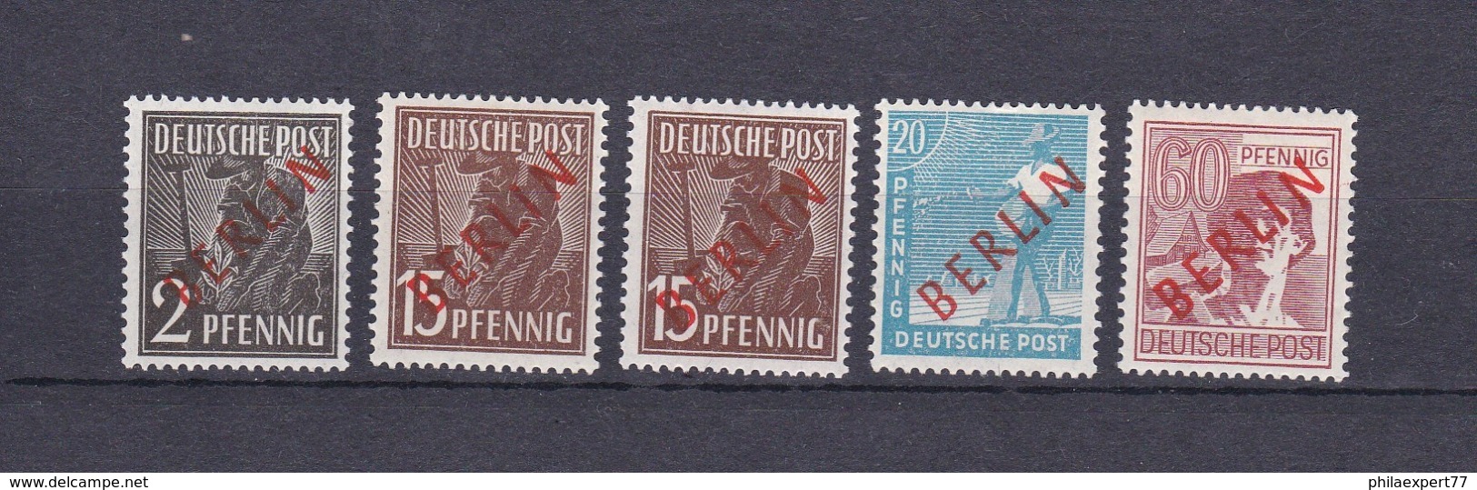 Berlin - 1949 - Michel Nr. 21+25/26+31 - Ungebr. - 27 Euro - Nuevos