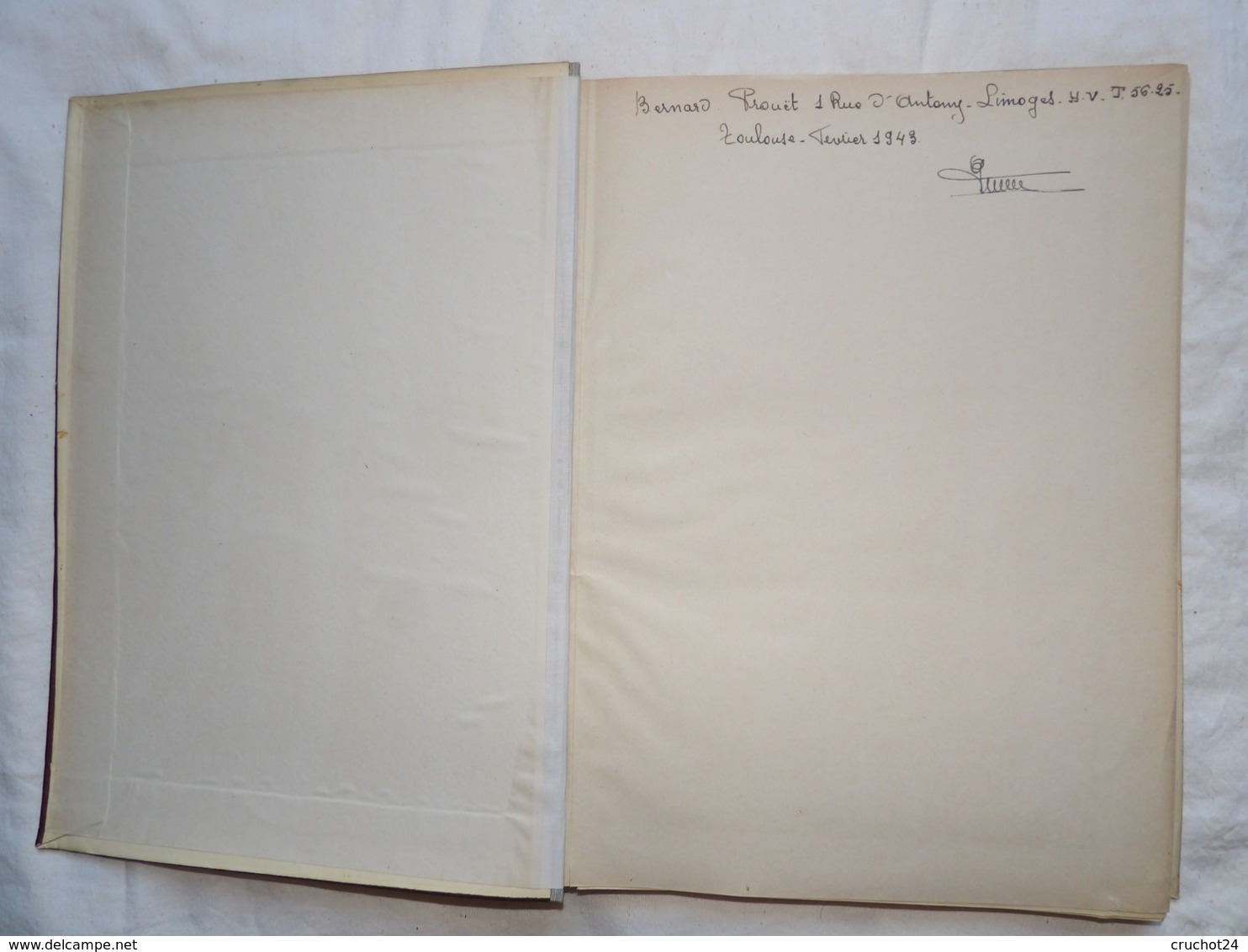 1943 manoirs et gentilhommières de normandie 40 planches par j.gauthier chez Massin et Lévy , dédicacé , daté , situé