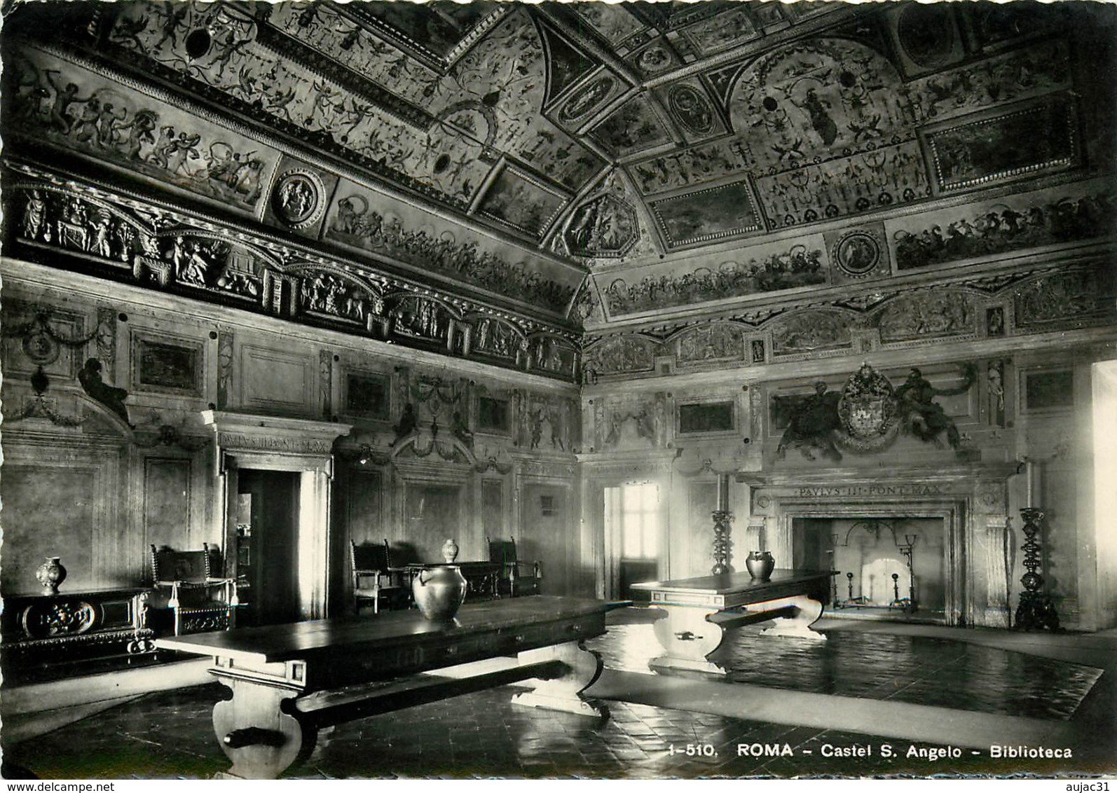 Italie - Italy - Italia - Lazio - Roma - Rome - Castel Sant'Angelo - Biblioteca - Bibliotèques - Bon état Général - Castel Sant'Angelo