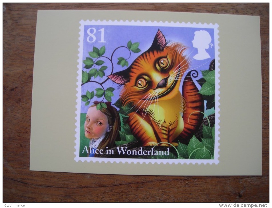 Alice In Wonderland, Alice Aux Pays Des Merveilles The Cheshire Cat - Timbres (représentations)