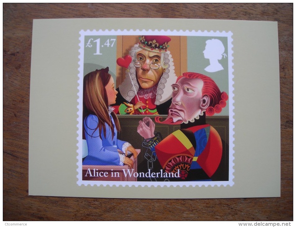 Alice In Wonderland, Alice Aux Pays Des Merveilles Alice's Evidence - Timbres (représentations)