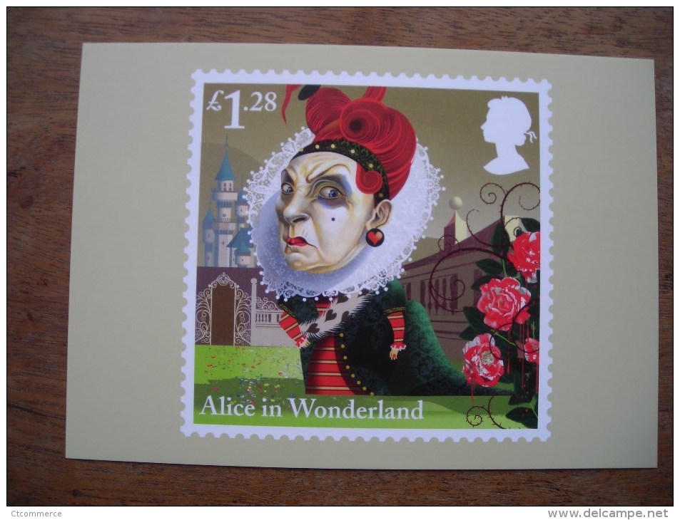 Alice In Wonderland, Alice Aux Pays Des Merveilles The Queen Of Hearts - Timbres (représentations)