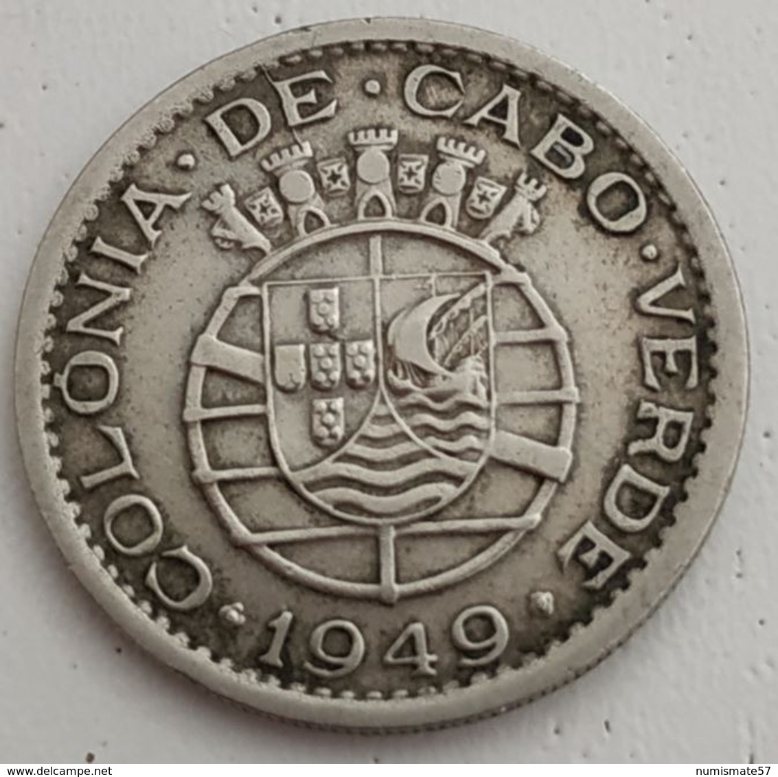 CAP VERT - CABO VERDE - 50 CENTAVOS 1949 - Cap Vert