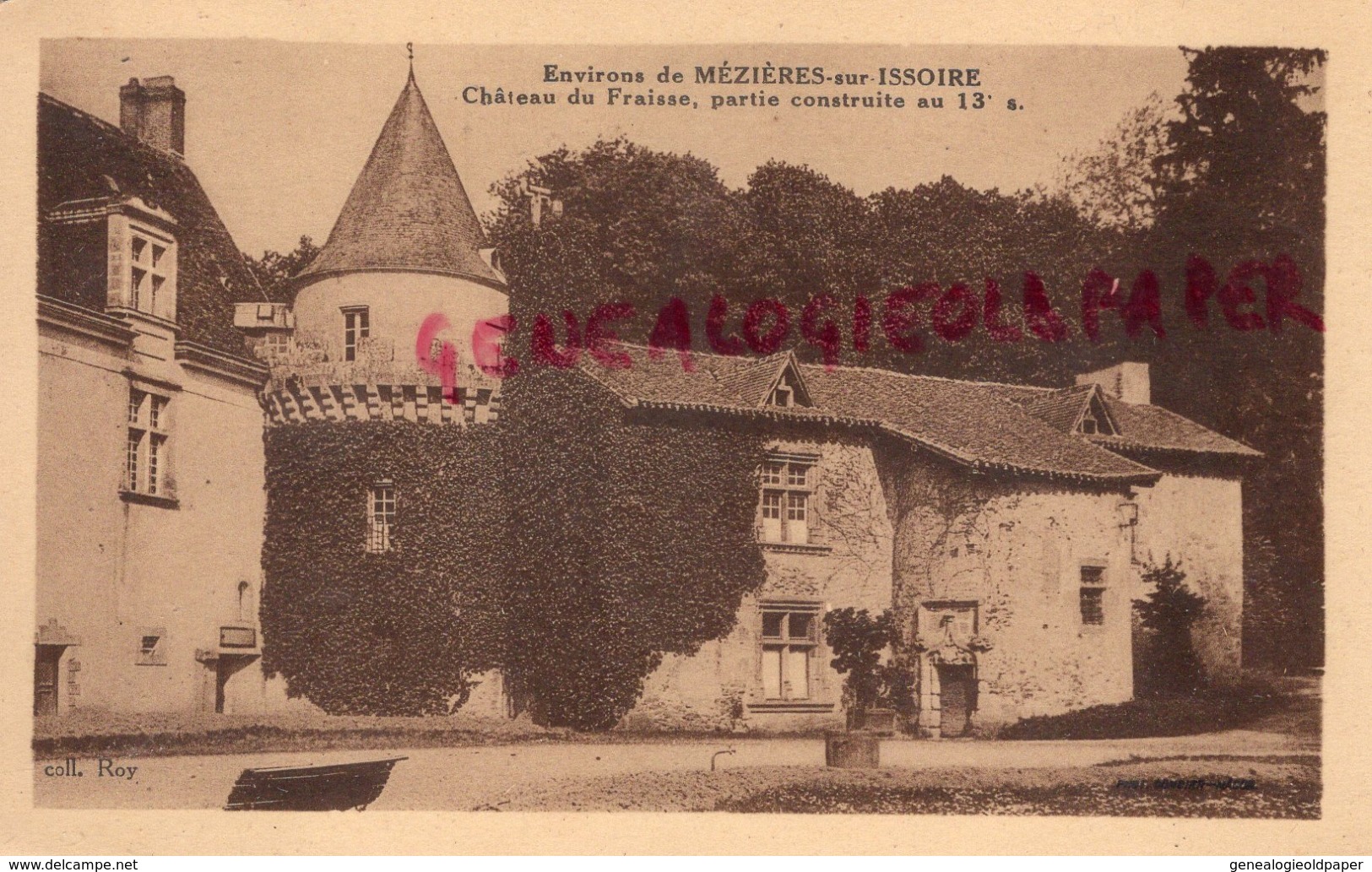 87 - MEZIERE SUR ISSOIRE - MEZIERES SUR ISSOIRE - CHATEAU DE FRAISSE PARTIE CONSTRUITE AU 13 E S. - Meziere Sur Issoire