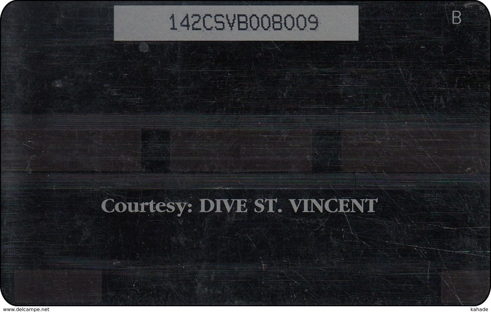 ST. Vincent & Grenadines Phonecard Shell Dive Underwater World - Saint-Vincent-et-les-Grenadines