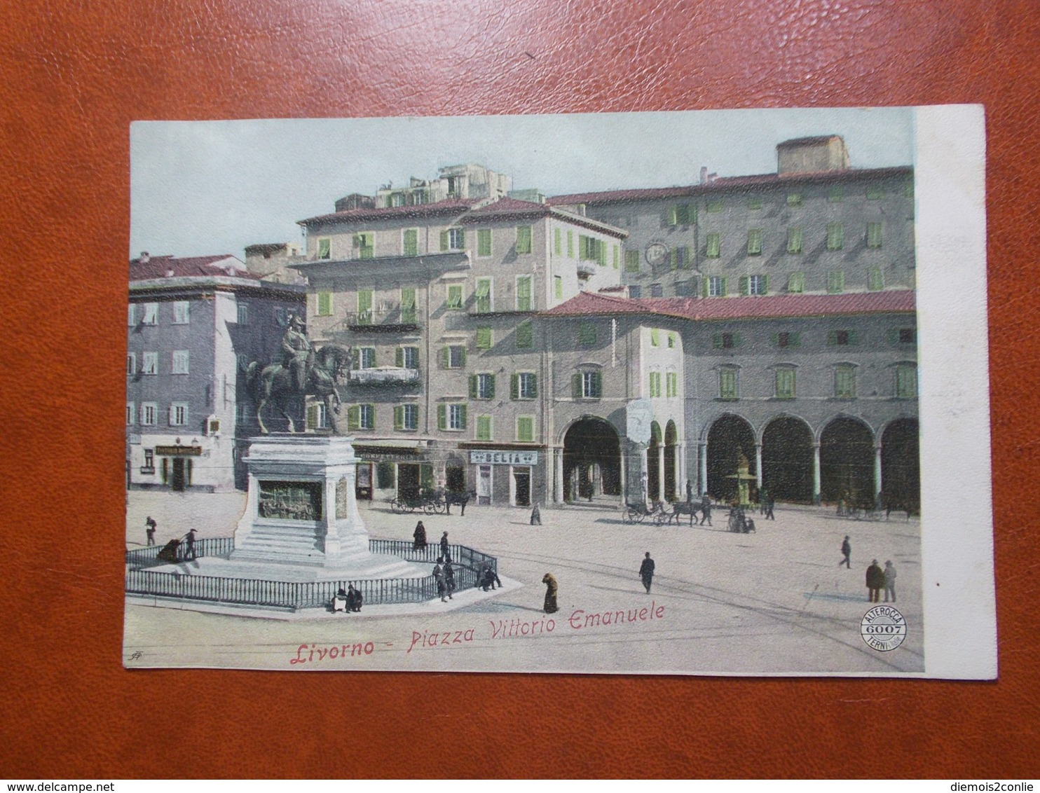 Carte Postale  - ITALIE - Livorno - Piazza Vittorio Emanuele  (3433) - Livorno