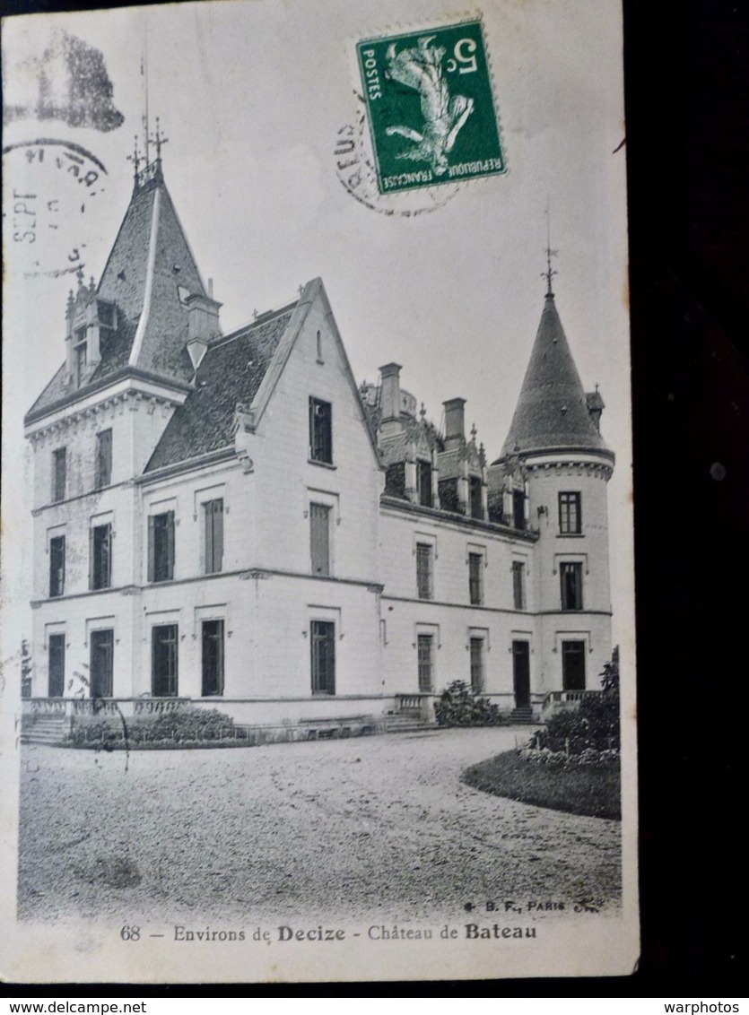 CARTE POSTALE _ CPA VINTAGE : DECIZE _ Chateau De Bateau   // CPA.VIDAL.L2.10 - Decize