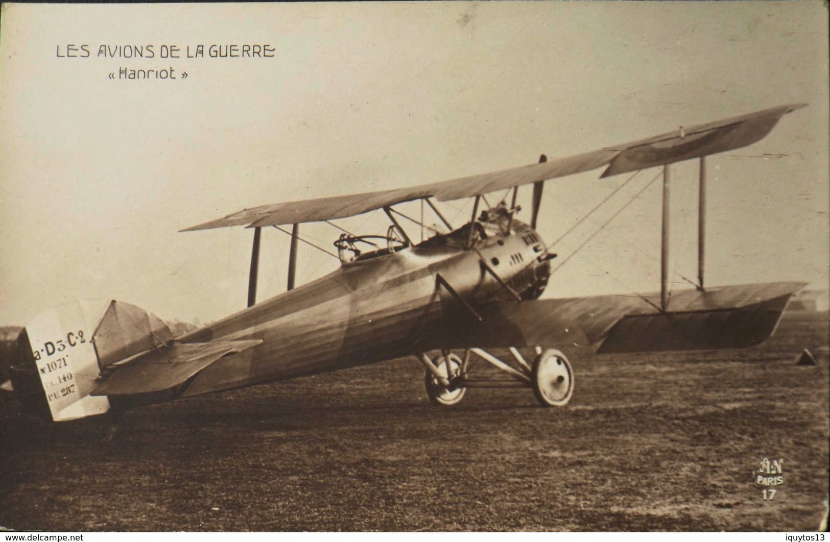 CPA. - > Aviation > Avions > 1914-1918: 1ère Guerre > Les Avions De La Guerre - HANRIOT - TBE - 1914-1918: 1st War