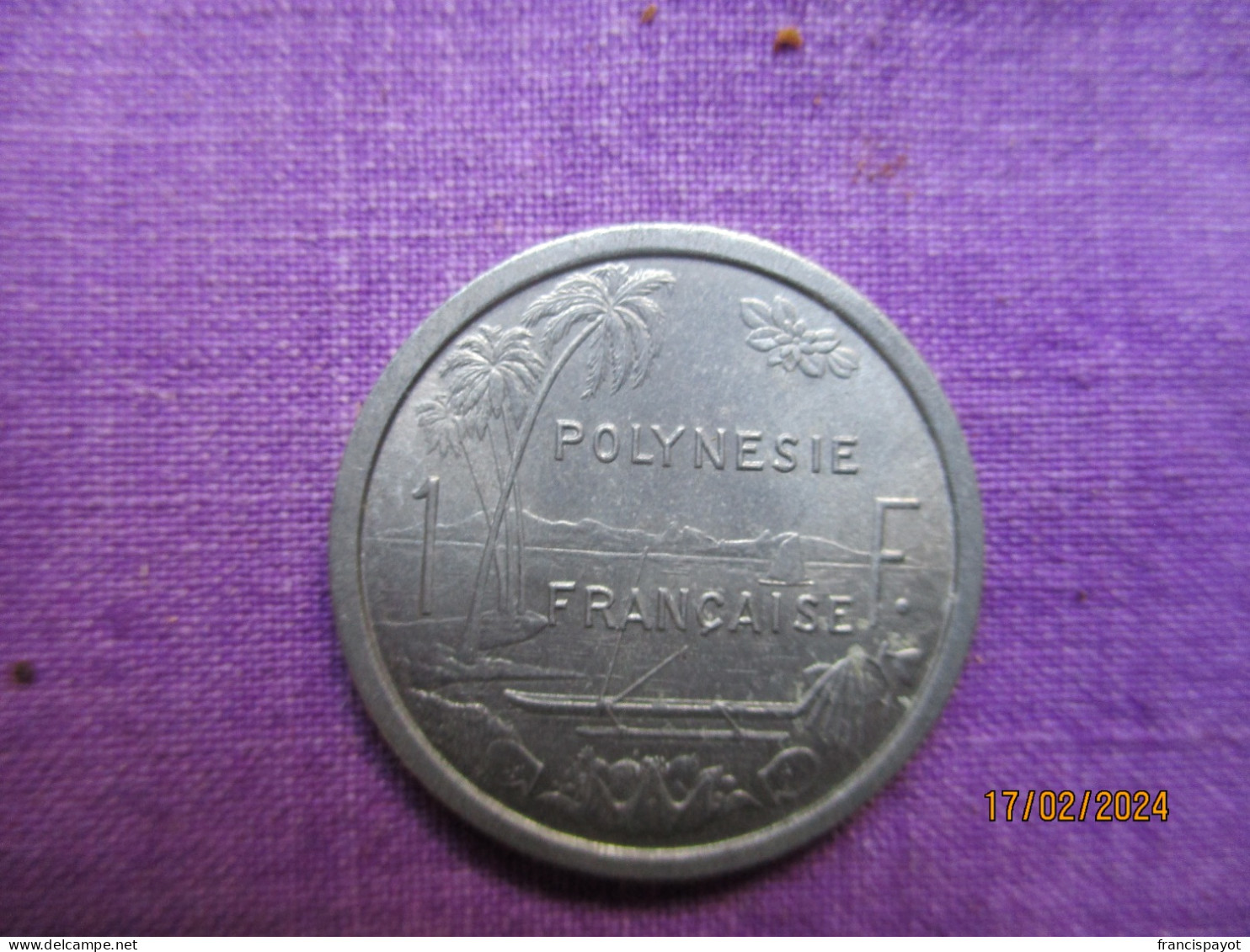 Polynésie Française: 1 Franc 1977 - Polynésie Française